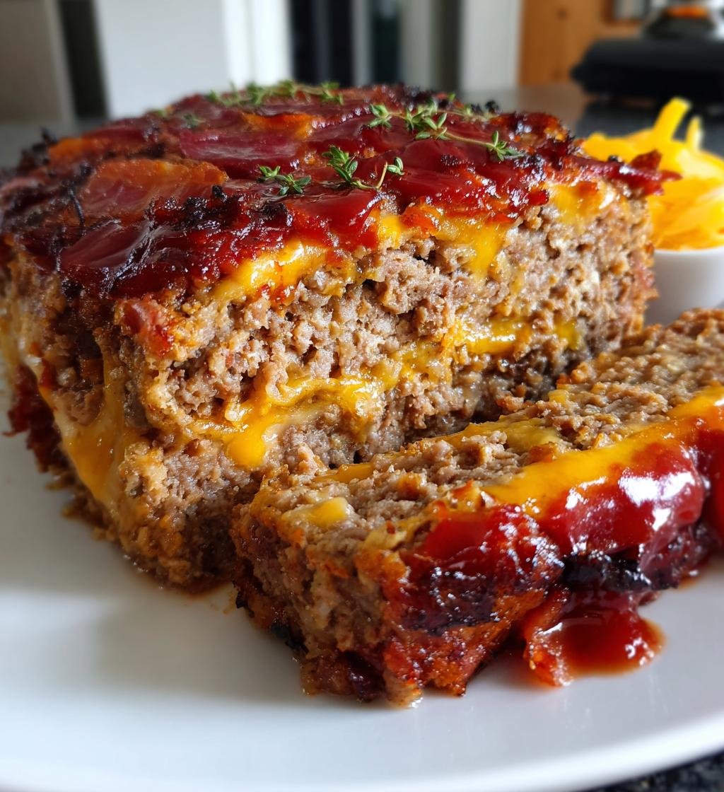 Bacon Cheeseburger Köttfärslimpa - detail 2