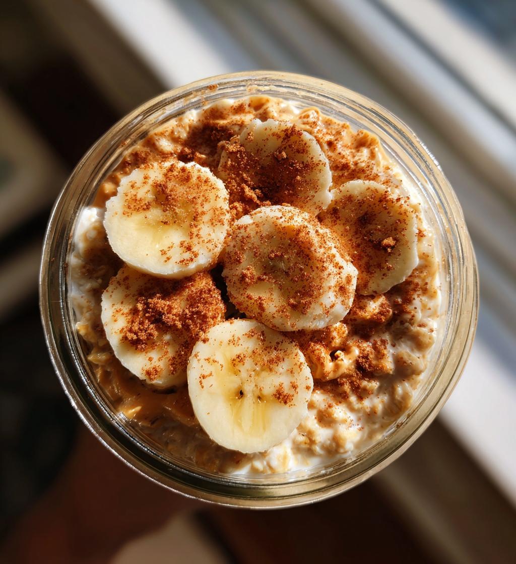 Peanut butter overnight oats