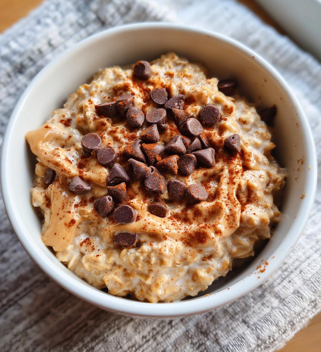 cookie dough overnight oats