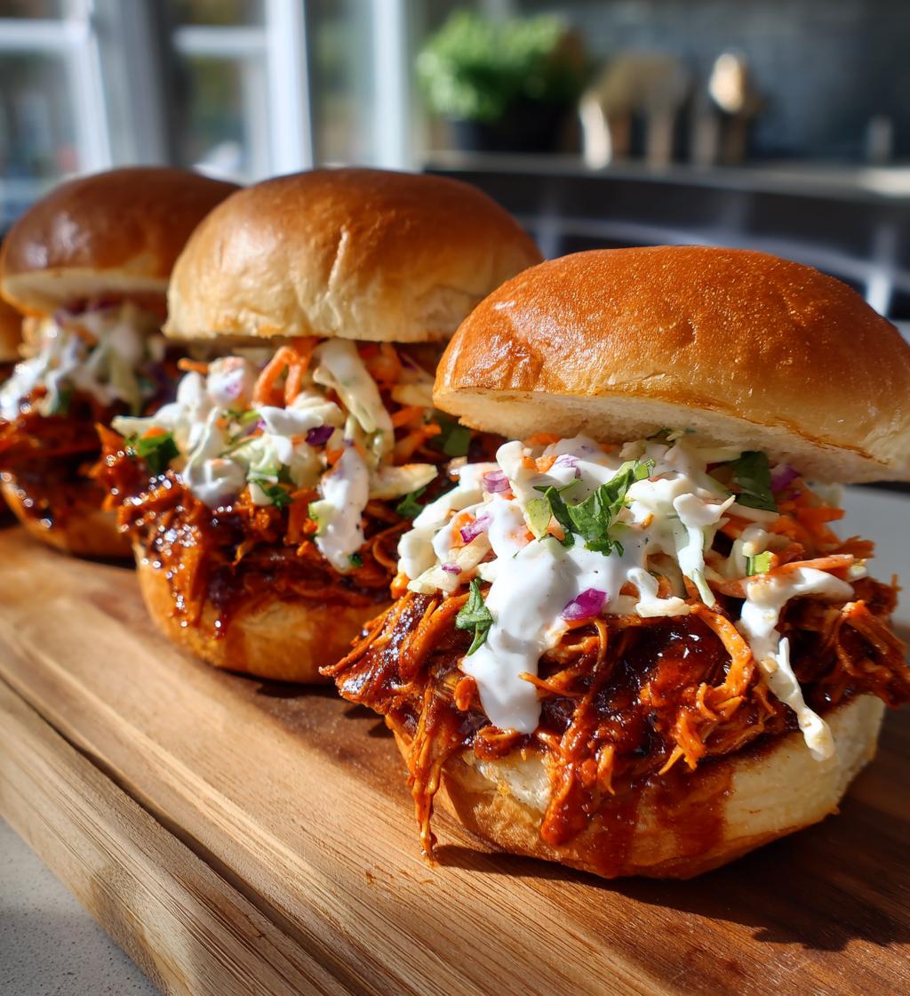 BBQ Chicken Sliders for Baby Shower