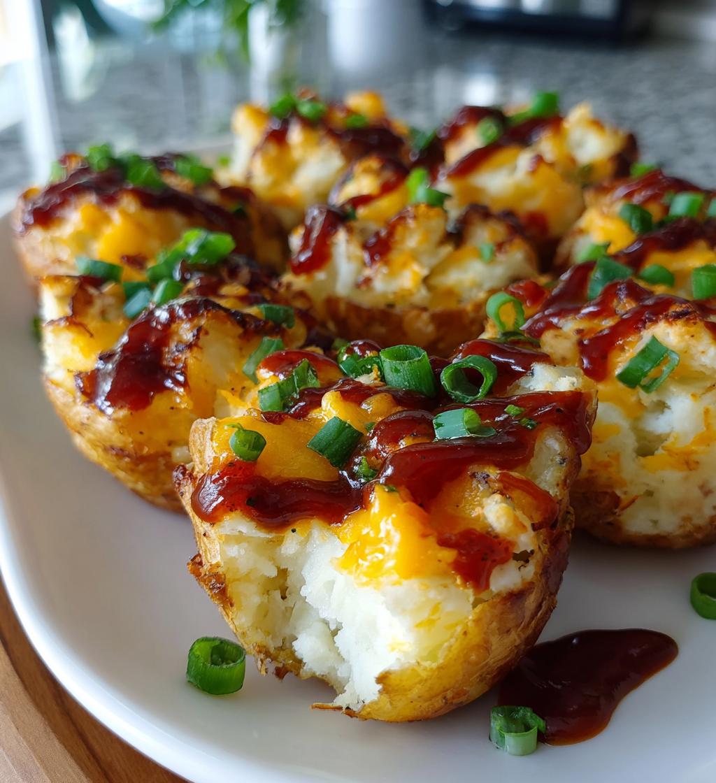 Cheesy BBQ Loaded Potato Bites: 5 Flavorful Delights Await
