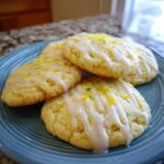 Lemon Glazed St Patrick’s Day Cookies