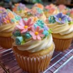 baby in bloom cupcakes