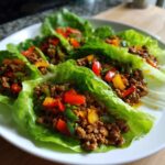 Healthy Easy Ground Beef Lettuce Wraps