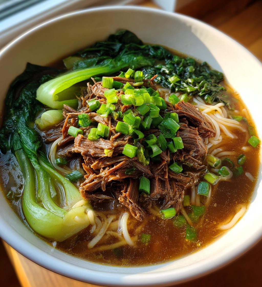 beef noodle soup