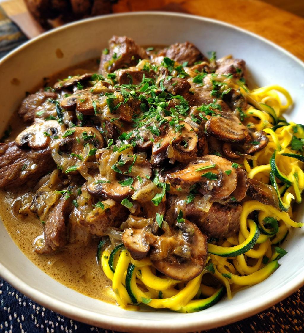 keto beef stroganoff: A Creamy Comfort in 35 Minutes