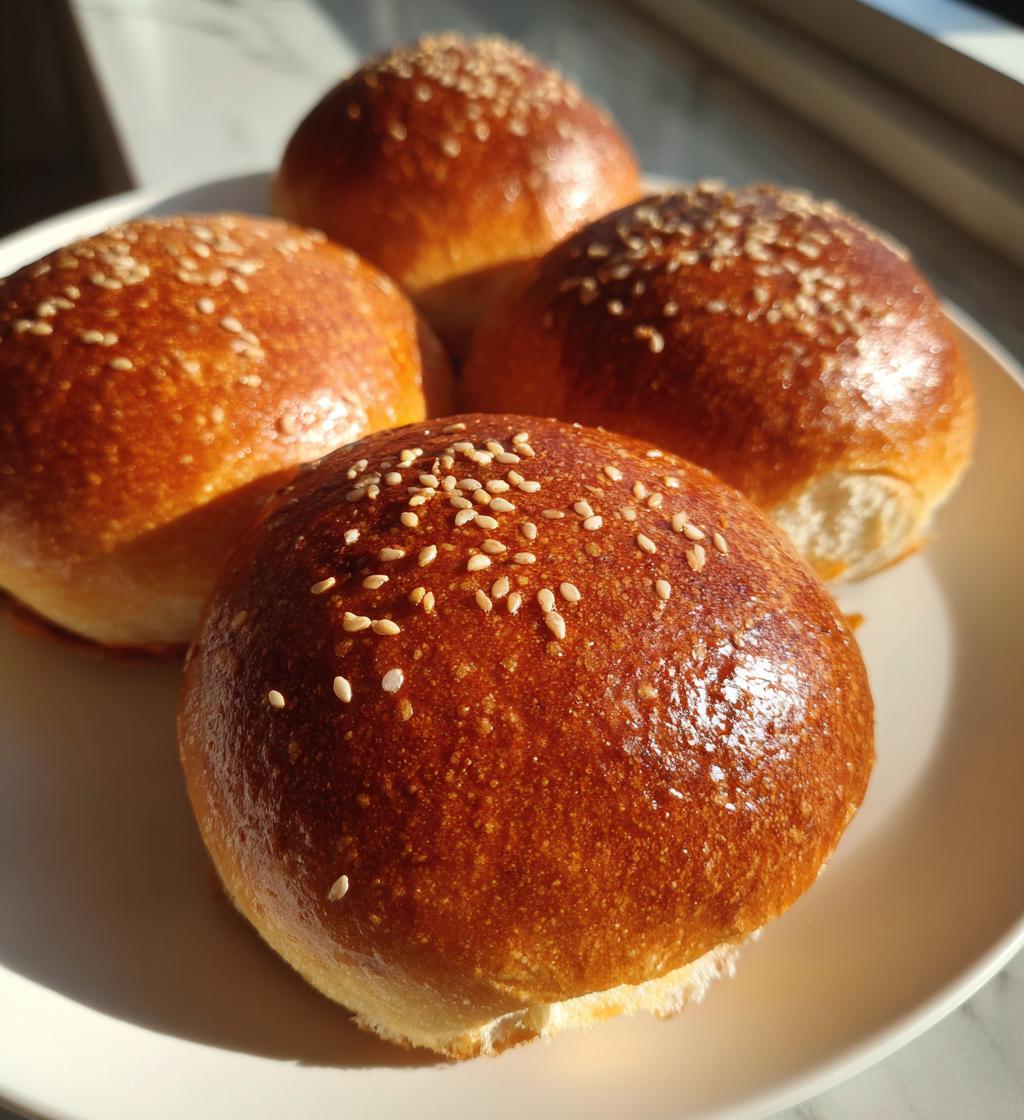 quick hamburger buns