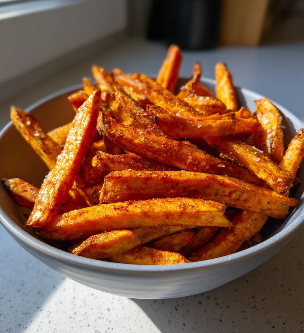 sweet potato fries in air fryer