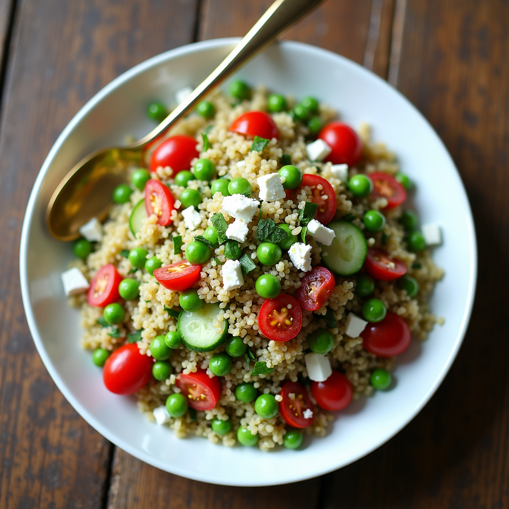 Easy Spring Quinoa Salad for Your Dinner Party Celebration