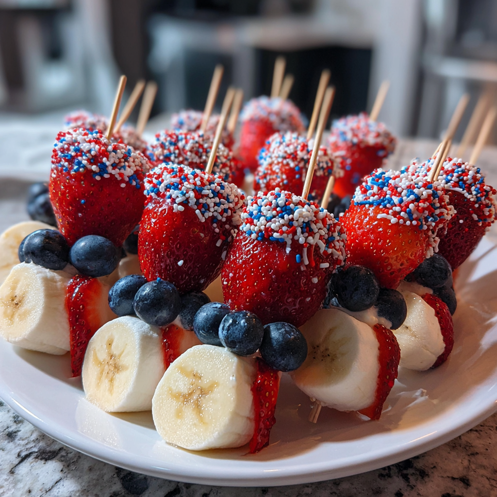 4th of july desserts for kids: Irresistible Fruit Sparklers in 15 Minutes