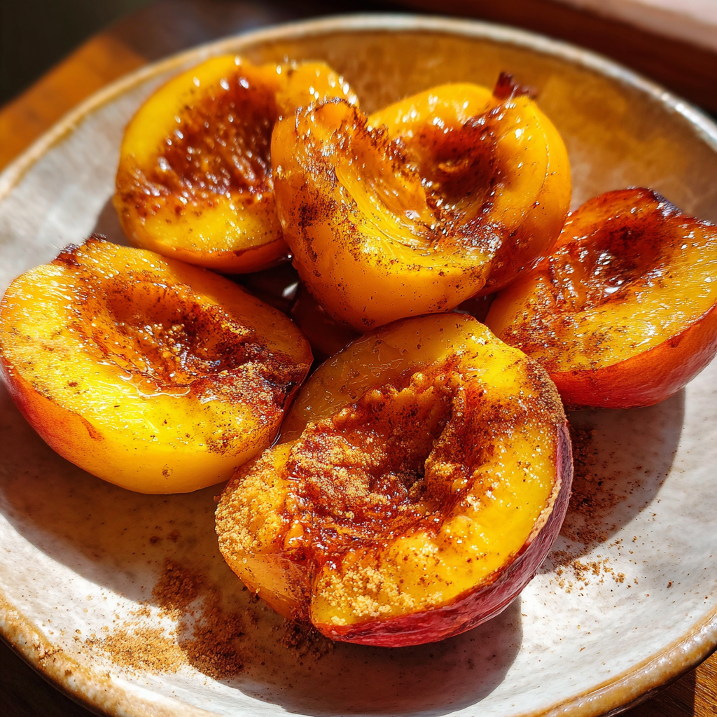 Air Fryer Peaches: 10 Minutes to Irresistible Caramelized Bliss