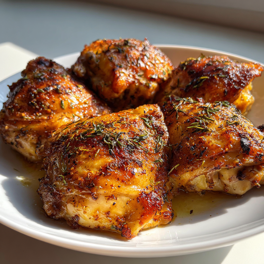 Chicken Thighs in Air Fryer: Juicy and Crispy in 30 Minutes