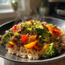 Ground beef recipes for dinner healthy: 25-Minute Irresistible Stir-Fry