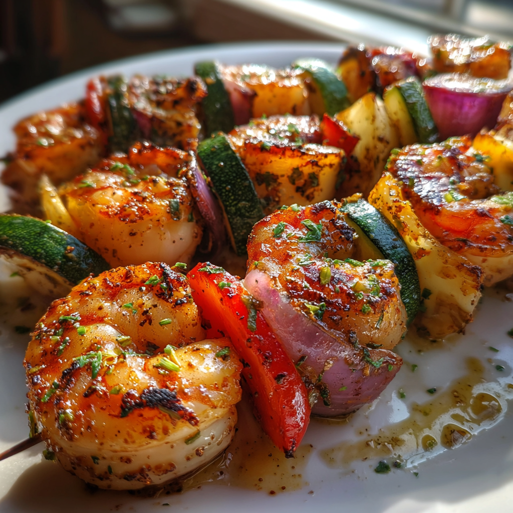 Seafood Skewers: Perfect Grilled Treats in Just 25 Minutes
