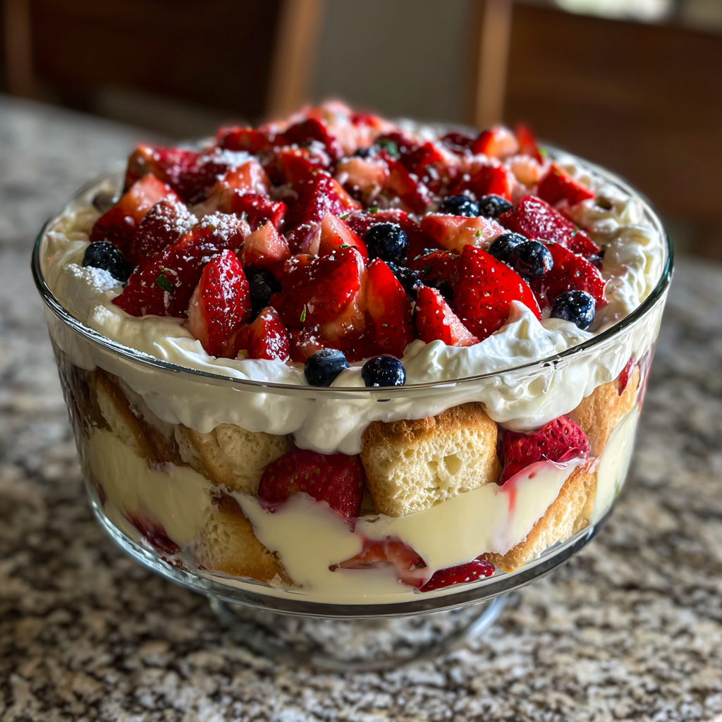 Strawberry Blueberry Trifle: A Perfect Summer Dessert to Enjoy