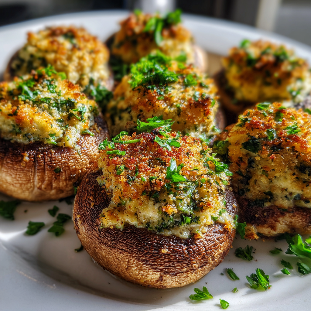 Stuffed Mushrooms: Irresistible Cream Cheese Filling in 40 Minutes