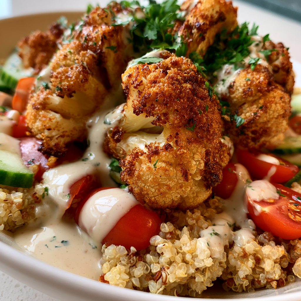Roasted Cauliflower Shawarma Bowls: 5 Perfect Ingredients for Flavor