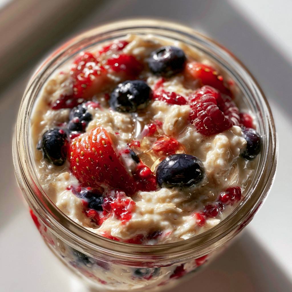 Overnight Berry Oats: 10-Minute Irresistible Breakfast Delight