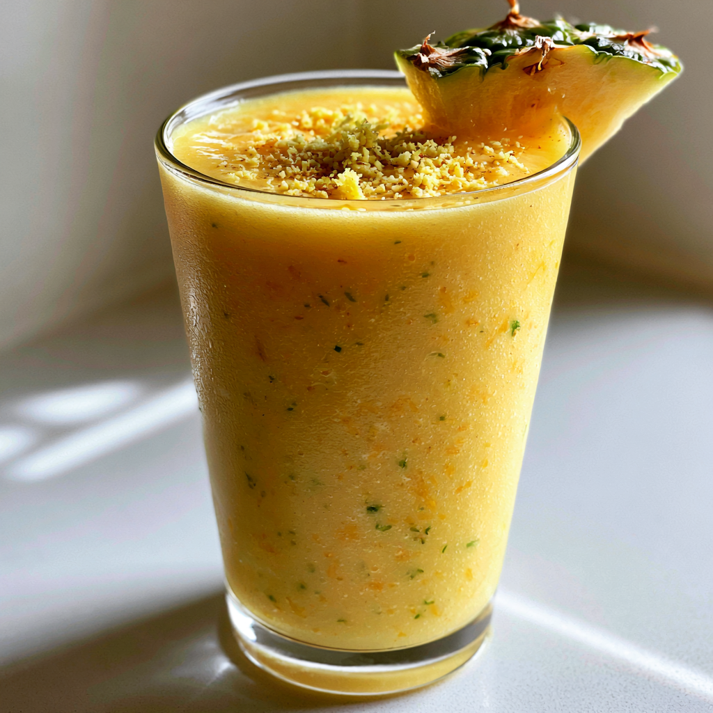 Pineapple Ginger Smoothie: 5 Minutes to Irresistible Refreshment