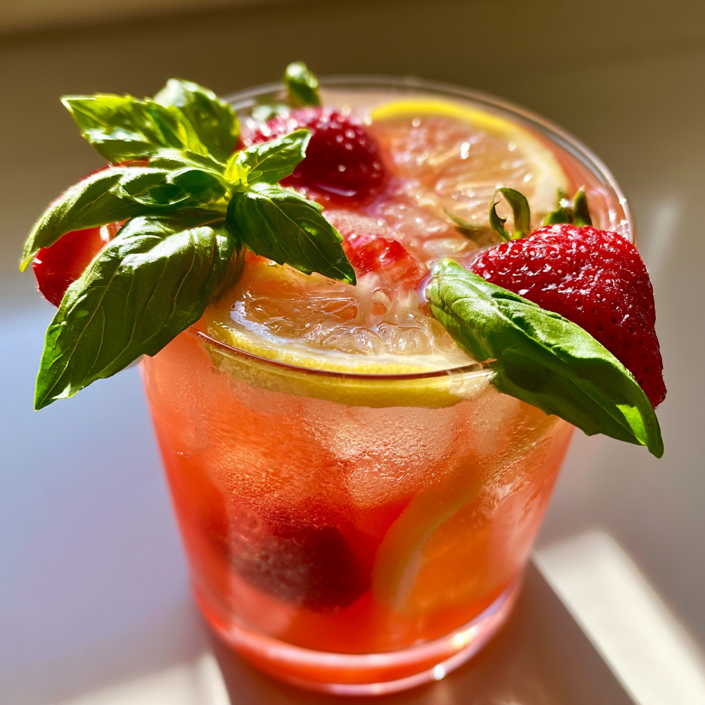 Strawberry Basil Lemonade: The Perfect Summer Refreshment