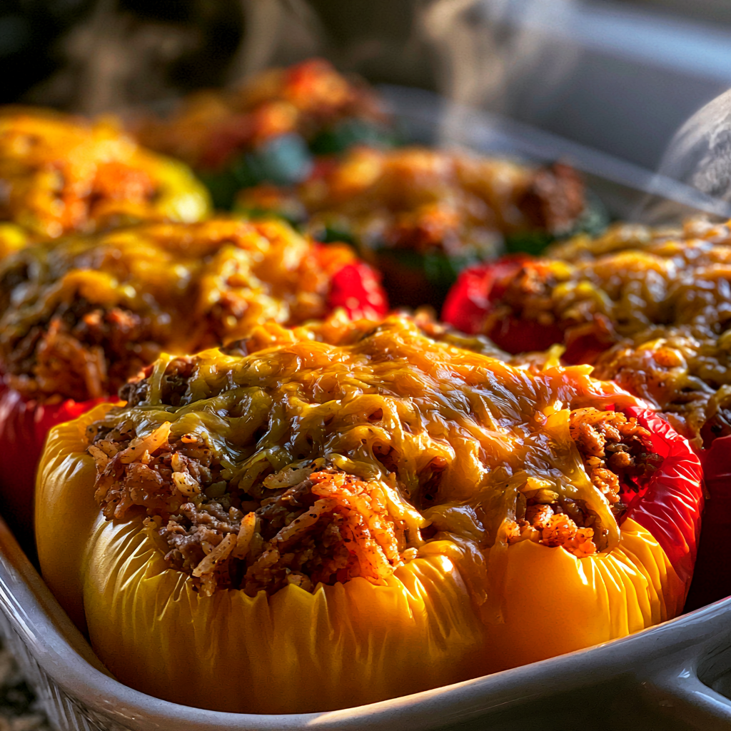 Stuffed Bell Peppers: Irresistible Recipe for 4 Hearty Servings