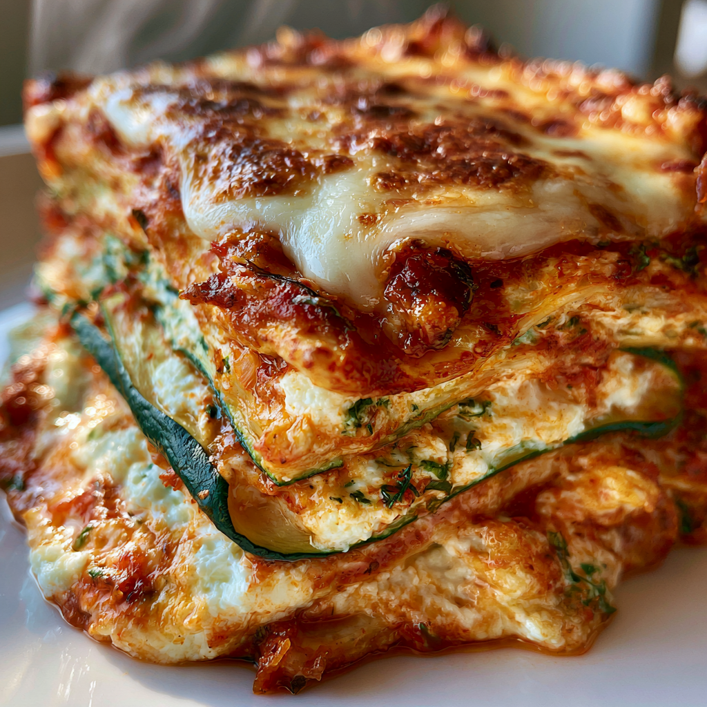 Zucchini Lasagna: Irresistible Low-Carb Layers in 65 Minutes