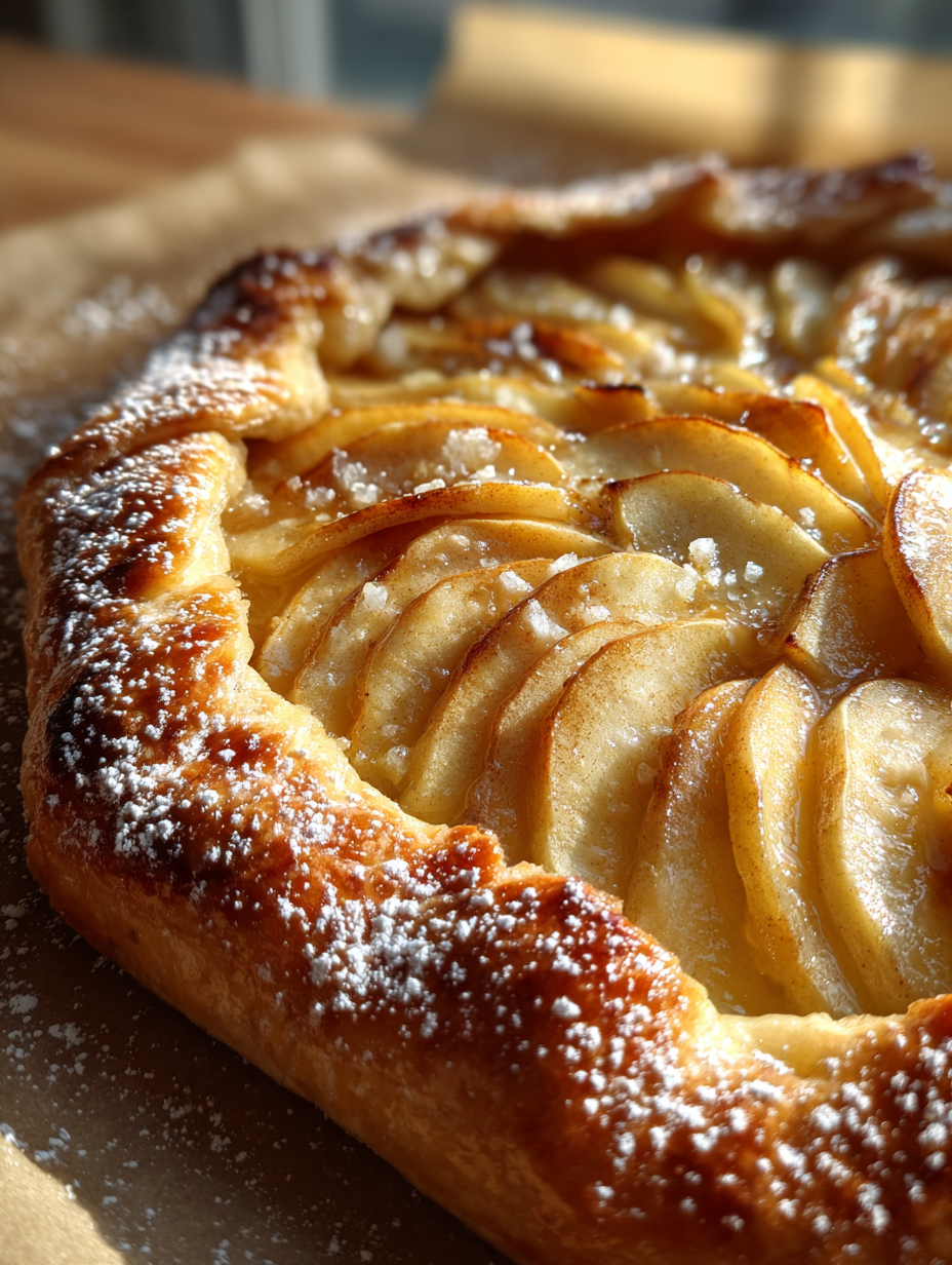 Apple Galette with Vanilla Crust: A Delicious Dessert Delight