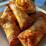 apple pie egg rolls: delicious crispy treats with sweet filling