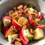 apple walnut salad with maple vinaigrette: a delicious seasonal delight