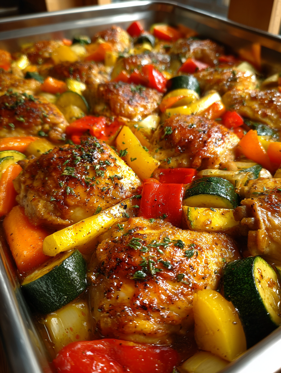 back to school dinner: easy one-pan chicken and veggies recipe