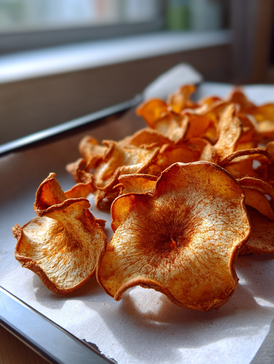 Baked Apple Chips with Cinnamon: Easy and Delicious Snack Idea
