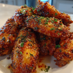 baked chicken wings with garlic parmesan: easy and flavorful delight