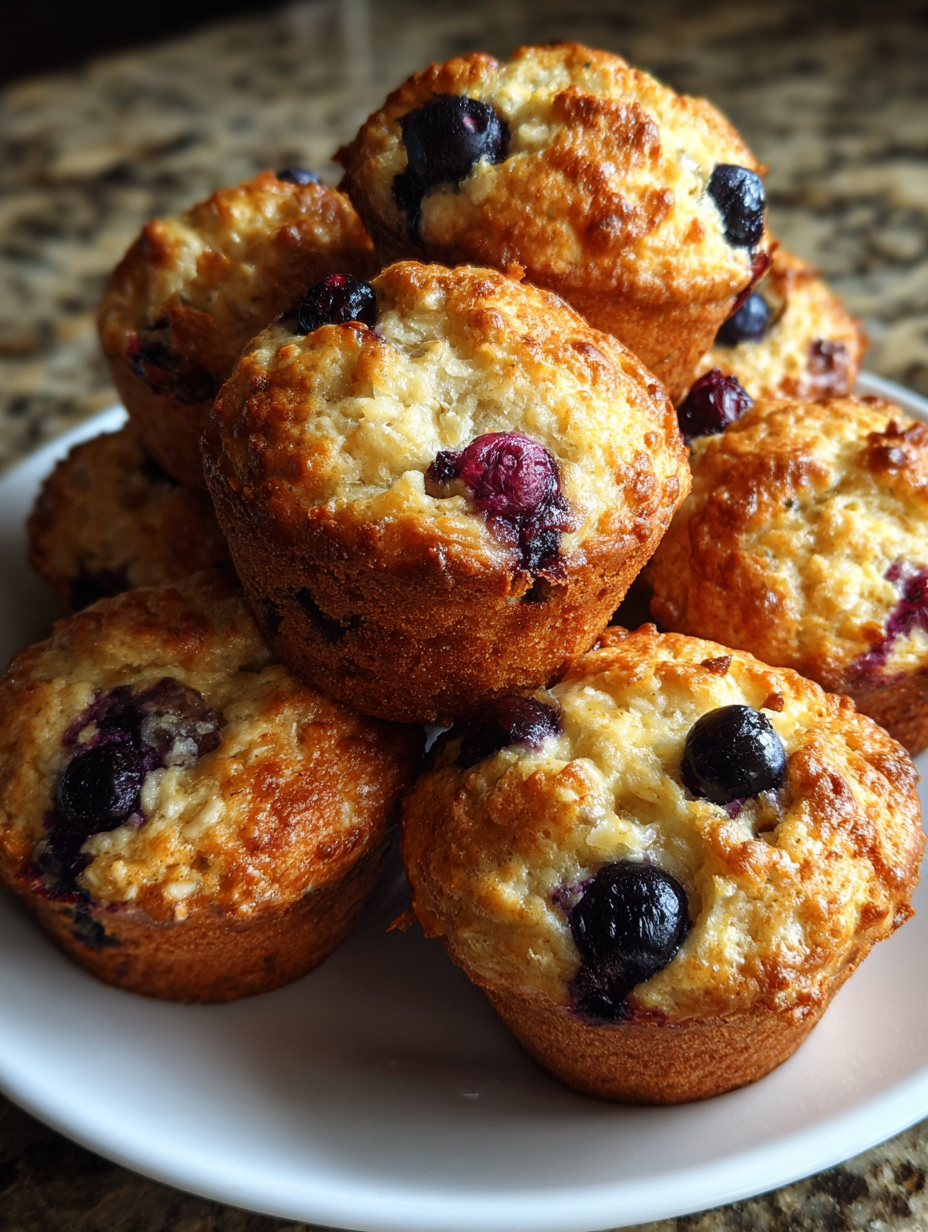 Blueberry Oatmeal Muffins for Breakfast: Deliciously Healthy Treats