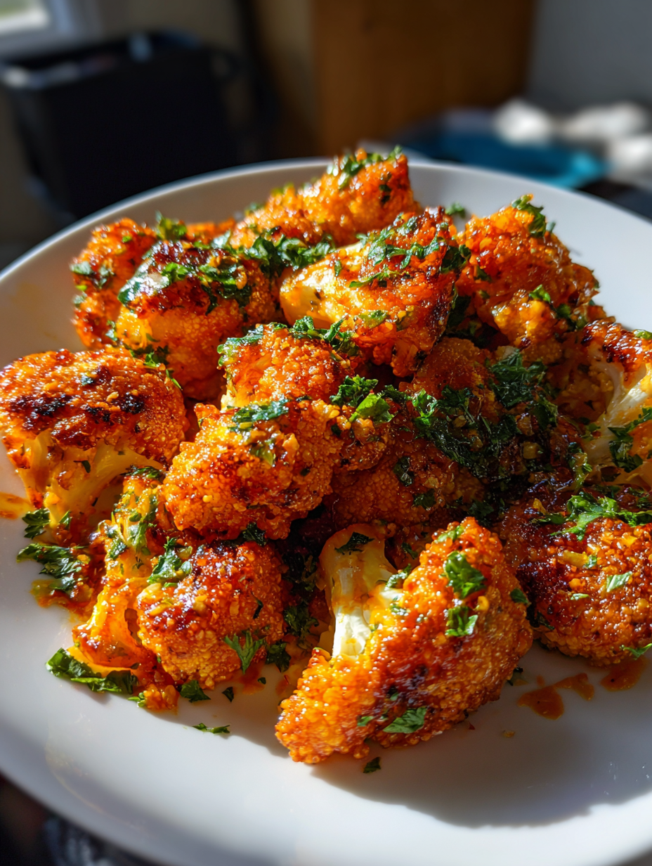 buffalo cauliflower bites: deliciously spicy and crispy snacks