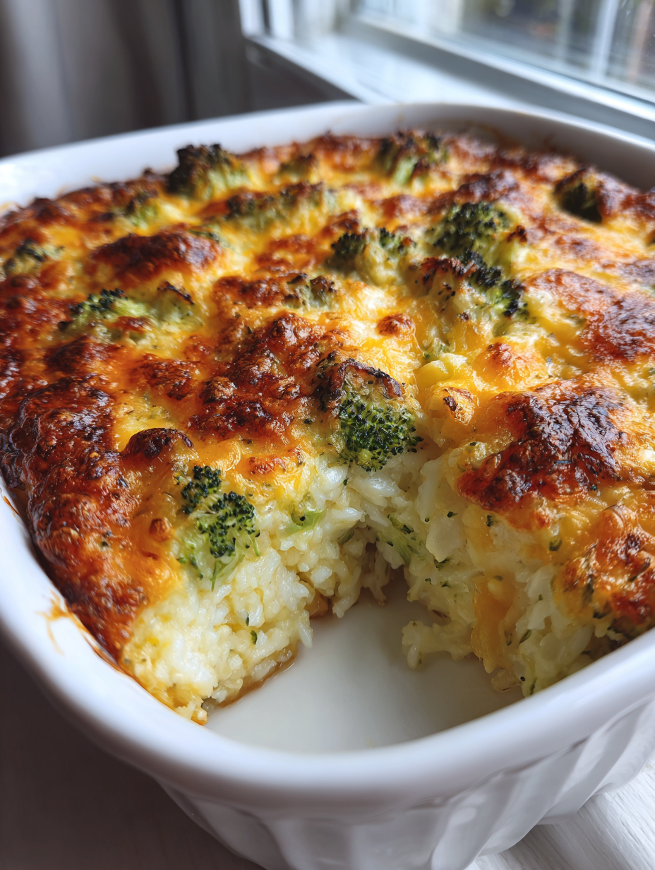 Cheesy Broccoli Rice Casserole: Easy Comfort Food Delight