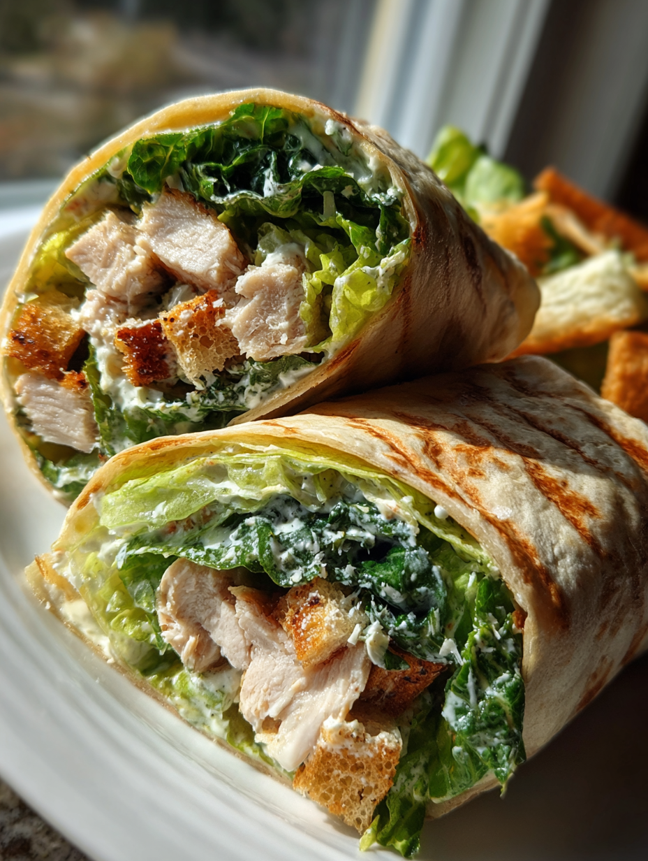 chicken caesar wrap for lunchbox: easy, flavorful meal prep idea