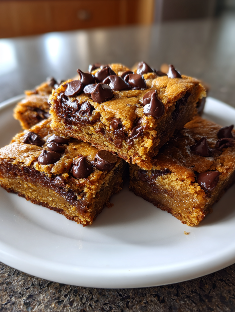 Chocolate Chip Chickpea Blondies: Deliciously Healthy Dessert Bars