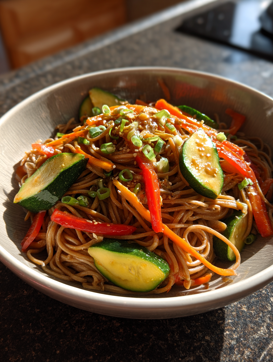 Cold Soba Noodle Salad: Easy and Refreshing Summer Delight