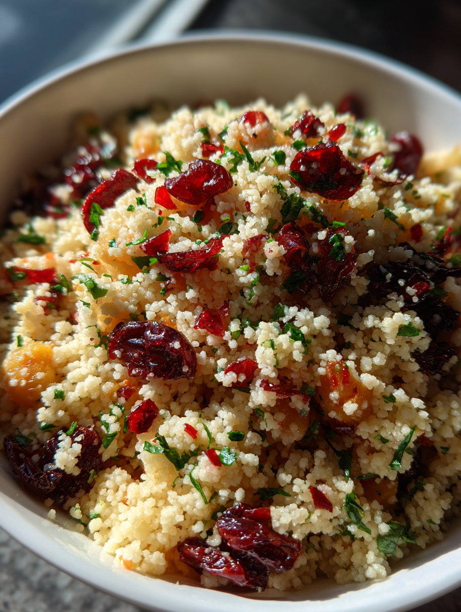 Couscous Salad with Dried Cranberries: A Delicious Summer Dish