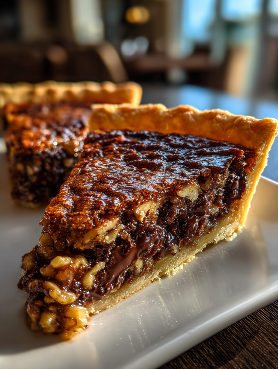 derby pie: the ultimate chocolate and walnut dessert delight