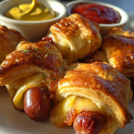 game day pigs in a blanket: easy, cheesy bites for your party