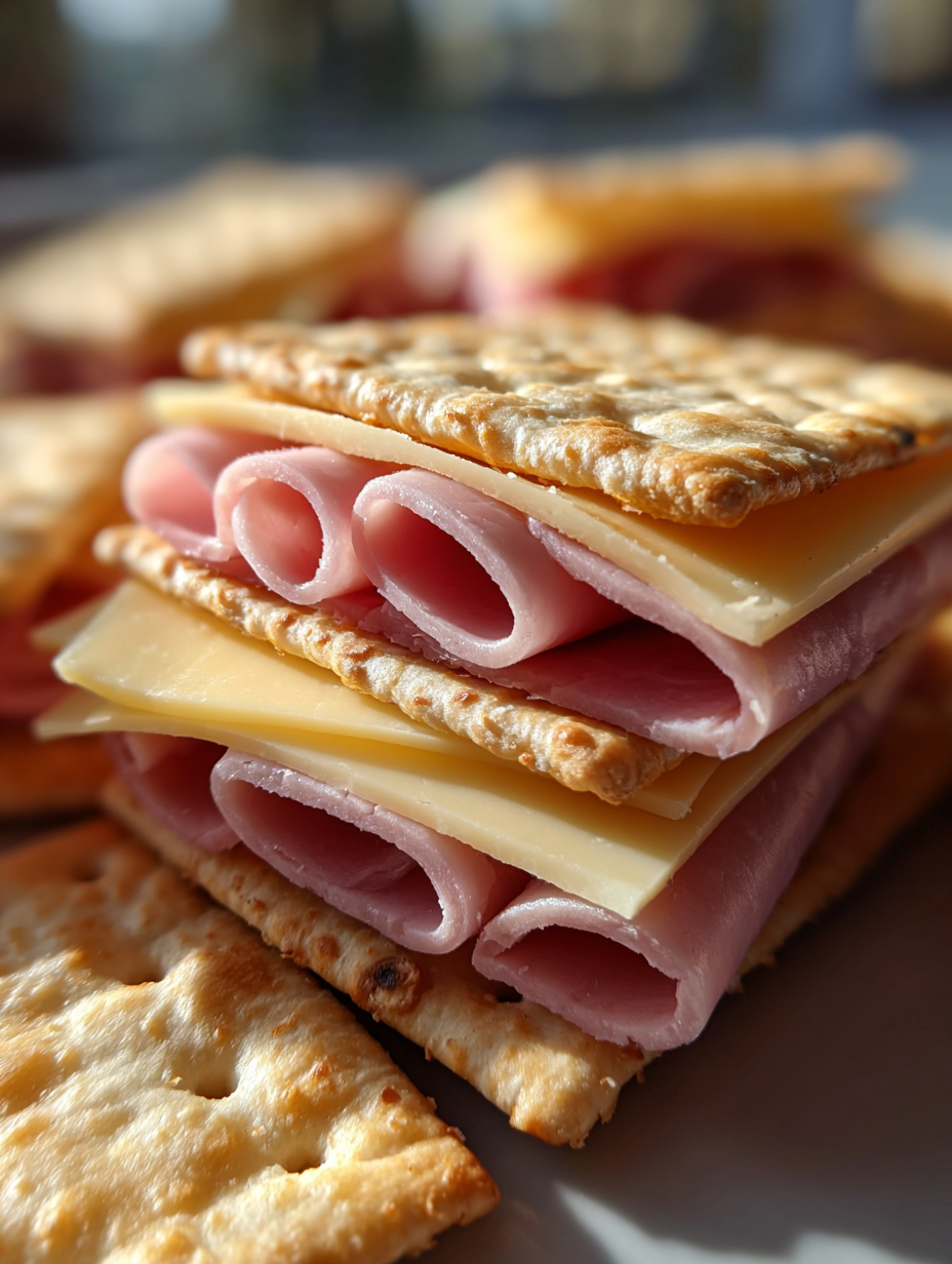 ham and cheese lunchable bites: easy and delicious snack idea