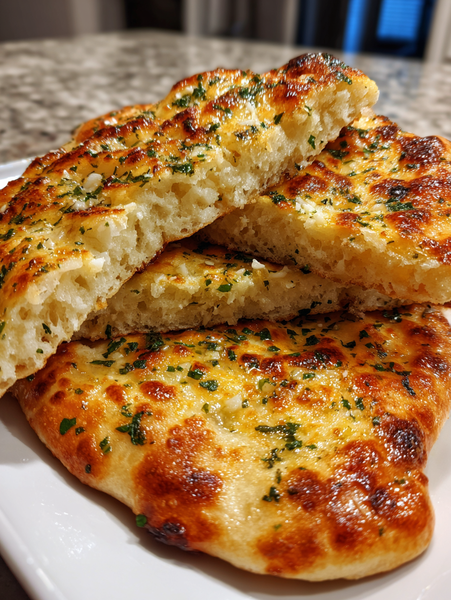 Homemade Garlic Butter Naan: The Perfect Soft and Fluffy Bread