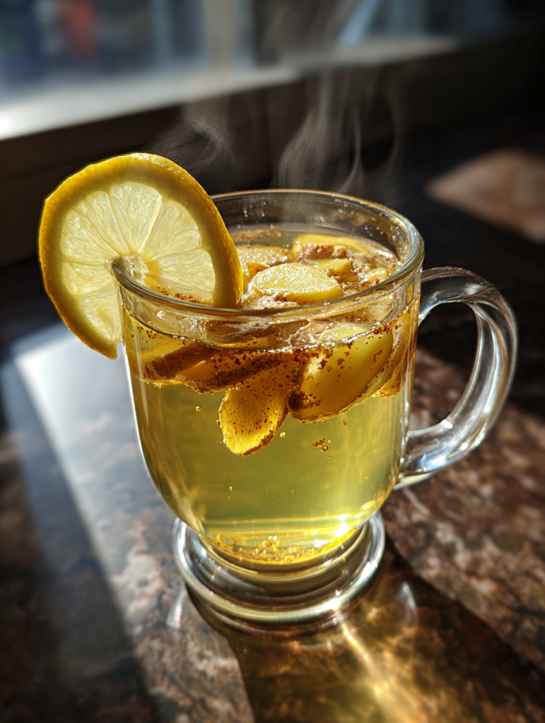 honey ginger lemon tea: a delicious remedy for cold days