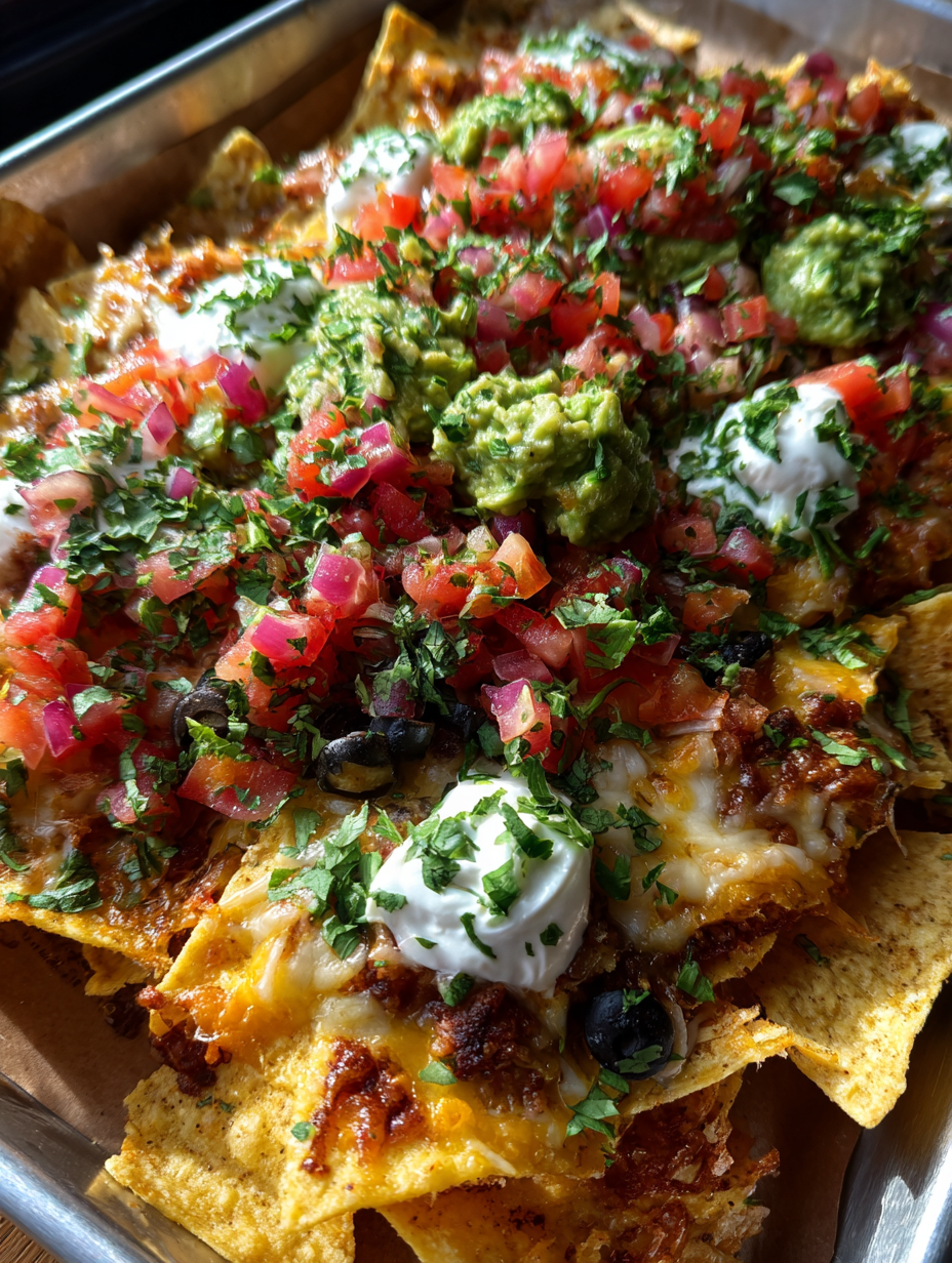 loaded nacho bar: the ultimate crowd-pleaser for game day