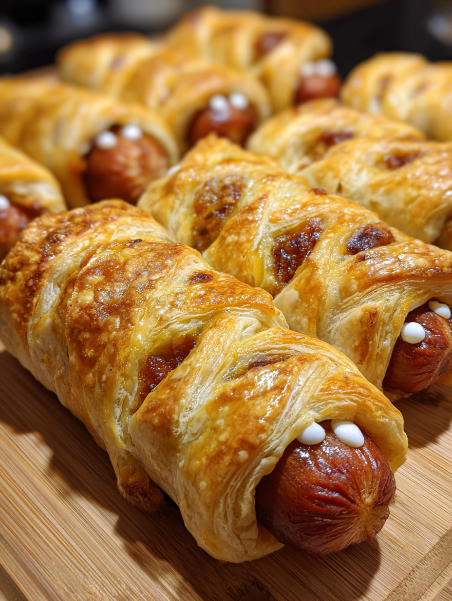 mummy hot dogs: deliciously spooky treats for Halloween fun
