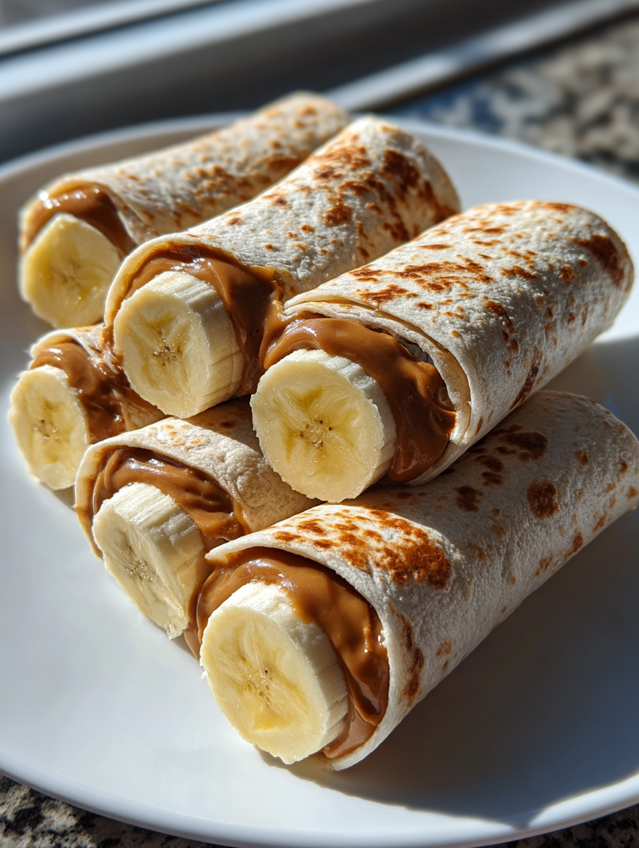 peanut butter banana sushi rolls: a delicious and easy treat