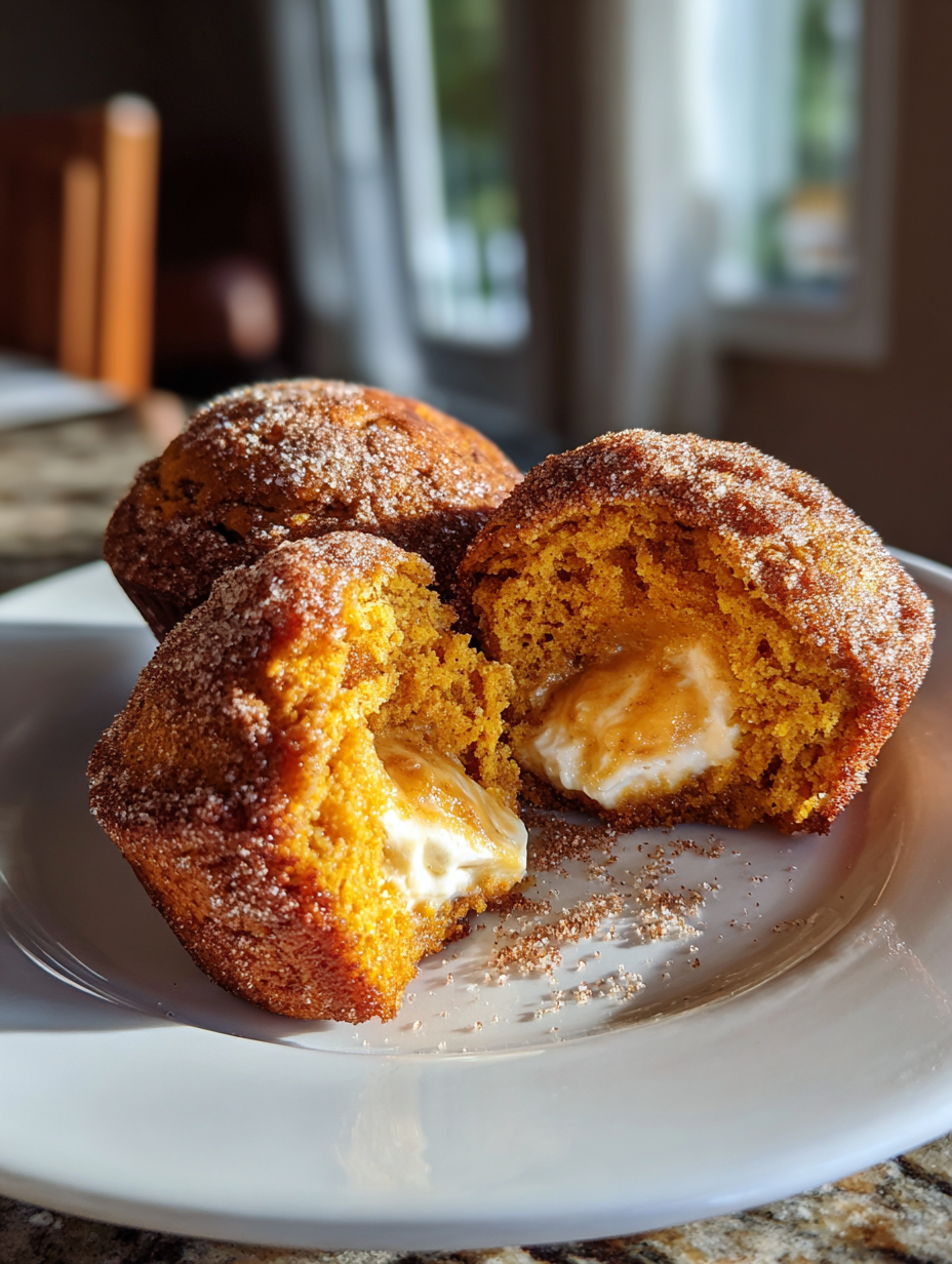 pumpkin cream cheese muffins: the perfect fall treat for breakfast