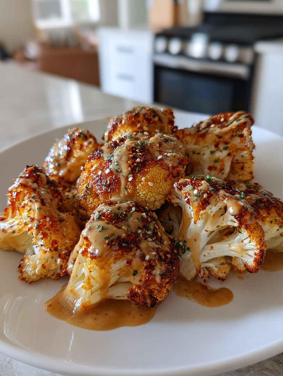 Roasted Cauliflower with Tahini Sauce: Deliciously Simple Flavor