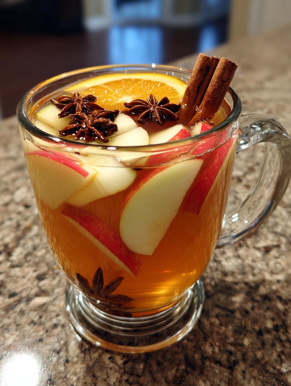 spiced apple cider punch: perfect blend of warmth and flavor